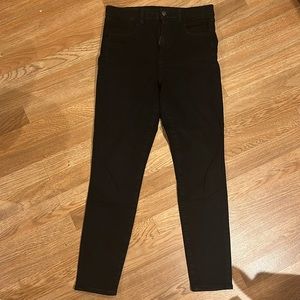 American Eagle next level stretch skinny jeans black size 10